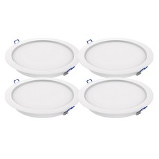 Lumitron 無頻閃嵌入式筒燈 8吋 30W, 4個, 日光色 白光