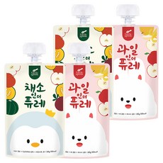 Little Spoon 水果果泥 100g + 蔬菜果泥 100g 套組, 2個, 水果+蔬菜