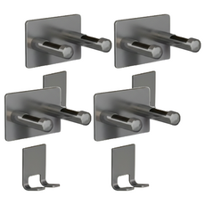 HOUDER 輕奢吹風機架, 4個, 槍灰色