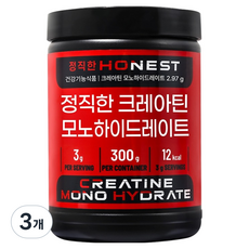 NEWPRICE 正直一水肌酸, 3個, 300g