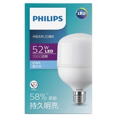 PHILIPS 飛利浦 中低天井LED燈泡 52W, 晝光色, 1個