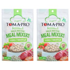 TOMA-PRO 優格 寵物食譜 鮮肉佐餐凍乾 犬用 羊肉 含藜麥 益生菌, 60g, 2包