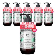 plu 日常磨砂沐浴乳 覆盆子薄荷香, 500g, 6個