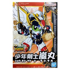 BANDAI SD鋼彈 BB戰士組裝模型 270 武者列傳 少年劍士嵐丸 129g, 1盒