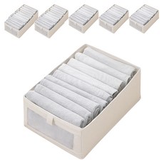 Diocell 布料可折疊收納袋(大號), 米色, 8個