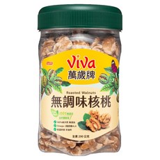 ViVa 萬歲牌 無調味核桃 特選加州核桃 富含Omega 3, 290g, 1罐