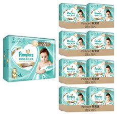 Pampers 幫寶適 原廠公司貨 極上守護 一級幫黏貼型護膚尿布/紙尿褲 6~11kg, M, 624片