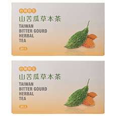 大雪山農場 山苦瓜草本茶, 20包, 3g, 2盒