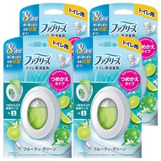 febreze 風倍清 廁所芳香消臭劑 綠色果香 6.3ml 持久清新 消除異味, 4個