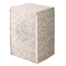 iSFun 防水洗衣機防塵套 直立式, 粉紫碎花