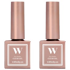 Withshan Clear Gel Polish With Gel Crystal Builder Gel 10g, 單品, 2個