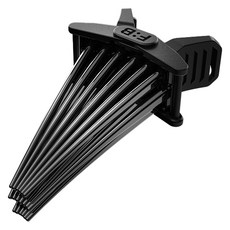 For Beaut 瀏海固定髮量夾 L, 黑色, 1個