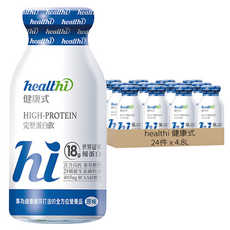 healthi 健康式 完整蛋白飲 月月健康24件組 原味, 4.8L, 1盒