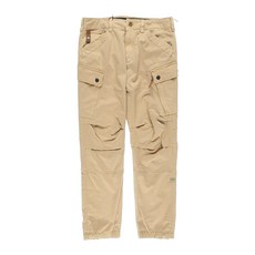 KZM工裝直筒褲 卡其色 XL