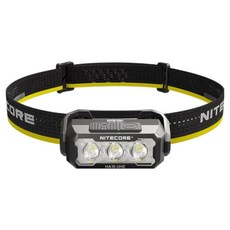 NITECORE 奈特科爾 多用途輕量AA頭燈 HA15 UHE 400流明 80m 紅白光 帽夾燈 肩燈 附收納袋 + AA電池, 黑色, 1個