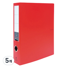 morning glory 雙色3孔D型環活頁夾 50mm, 5個, 紅色