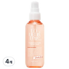 로더렛 인 잉글랜드 컬러핏 번트 바닐라 오일 헤어 세럼, 4개, 100ml
