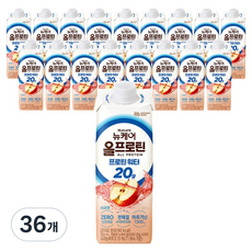 뉴케어 올프로틴 사과맛 프로틴 워터, 350ml, 36개