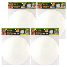 minono 米諾諾 氣炸鍋專用紙 圓形 無洞, 25cm, 30個, 4包