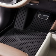 메이튼 TPE 플로어 카매트 풀커버 3종 세트, 블랙, 기아 디올뉴 셀토스 SP3 하이브리드