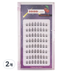 BbiBbi Lash 免膠水假睫毛, 2個, Black Air