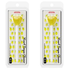 韓國 OMMO 愛心糖果舌苔清潔器 檸檬, 6.2g, 2個