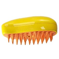 Little poppet 小小毛孩 寵物噴霧按摩梳, 黃色, 1支