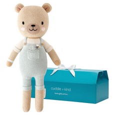 cuddle and kind 手工安撫娃娃 + 禮盒標準組合, 1套, 查理蜂蜜熊