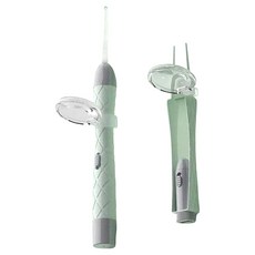 EZlife 輕鬆家 USB充電掏耳勺鑷子二件套組, 2件, 1組