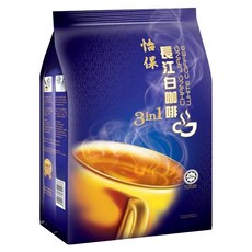 長江 正宗怡保白咖啡 三合一 特濃風味, 40g, 15包, 1袋