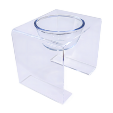 Ringpet 壓克力玻璃飲水碗 中型, 1個, 透明