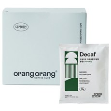 orang orang Coffee Club 低咖啡因濾掛式咖啡, 12g, 15入, 1個