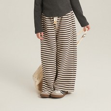 CONTIKIDS 女童條紋鬆緊帶長褲