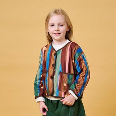 CONTIKIDS 女童毛球燈芯絨針織外套