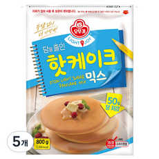 OTTOGI 不倒翁 Light & Joy 減糖鬆餅預拌粉, 800g, 5個