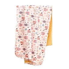 嬰兒 兒童 精梳棉 法蘭絨 水晶絨安撫毯 1kg, 好朋友 米色