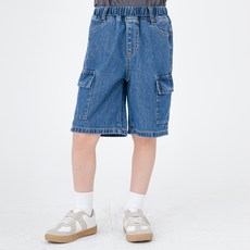 LollyTree 兒童工裝牛仔短褲