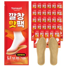 탐사 남성용 깔창 핫팩 국내생산 2입세트, 30개