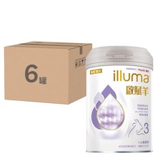 illuma 啟賦 Wyeth 惠氏羊幼兒成長配方 3號 1~3歲, 800g, 6罐