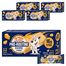 프로루틴 오고단 오븐에 구운 단백질바 치즈맛 12p, 600g, 5개