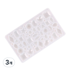 Alida 寶石美甲模具, 白色, 3個