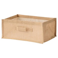 MUJI 無印良品 黃麻收納袋, 棕色, 1個
