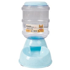 喵汪森林 自動餵水器 3.8L 大容量寵物飲水機 自動補水 適用各種體型犬貓, 藍色, 1個