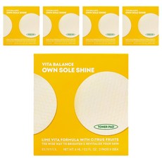 eunyul Vita Balance維他命爽膚棉片, 50包, 2片