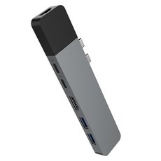 Hyper 6合2 USB C型 Drive Net 集線器 GN28N-GY, 灰色