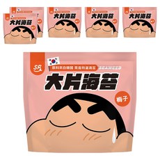 SF 蠟筆小新大片海苔 梅子, 6個, 30g