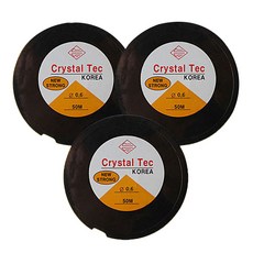 ButtonKing 彈力線 0.6mm x 50M, 單一顏色, 3個