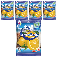 Big Foot 薄荷岩鹽檸檬糖，風味獨特，清涼爽口，鹹酸好滋味, 128g, 5袋