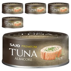 사조 프리미엄 알바코 참치, 100g, 5개