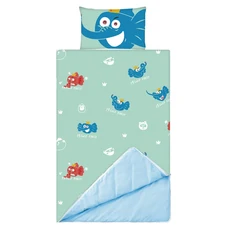 3M 兒童防蹣睡袋 120*150cm, 賴馬原創生氣王子 綠色